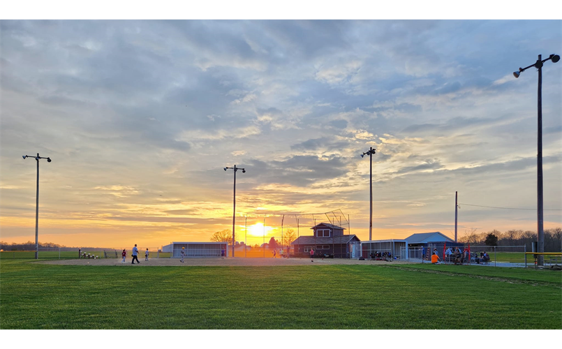 Beautiful Sunset Over Diamond 1